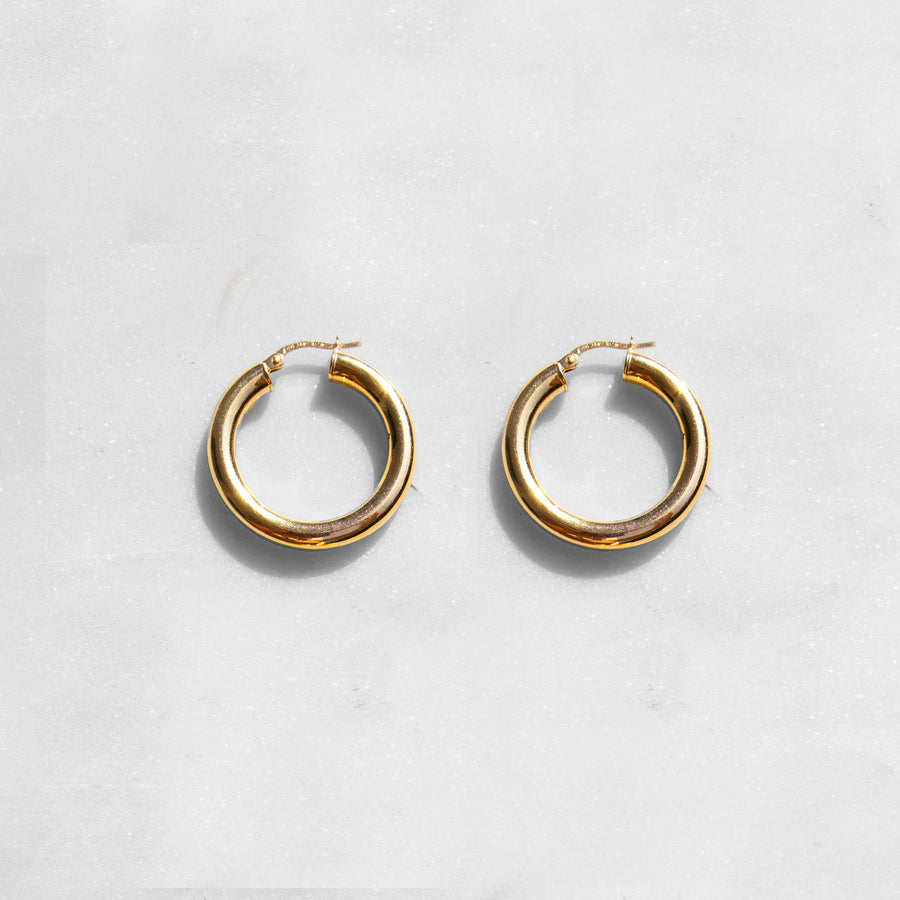 Classic Oasis Hoop XX-Large 9k Gold