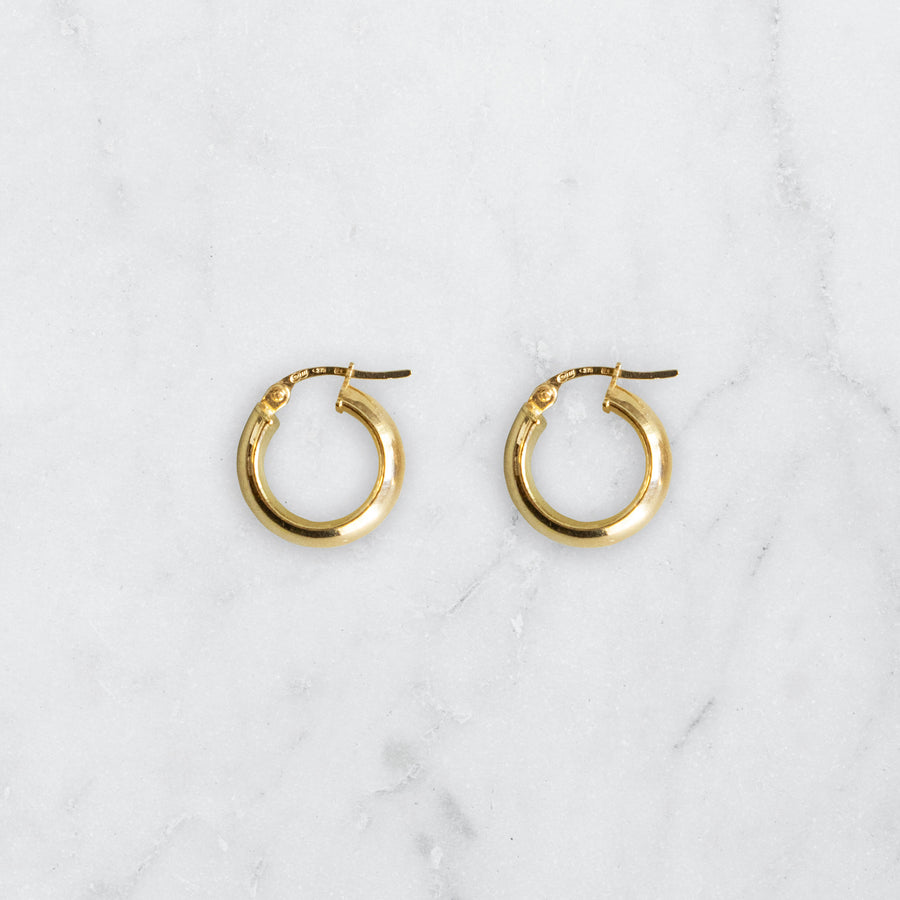Kristi Hoop Earrings 9k Gold